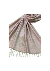 Resim Mim Eşarp Kalın Kışlık Paşmina Şal 75x190 Cm Pudra 