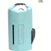 Resim Elmpaly Hafif Su Geçirmez Pvc 10l Seyahat Bavulu Get Moving Açık Mavi Açık Mavi 