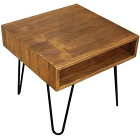 Resim Albit Masif Ahşap Yan Sehpa 