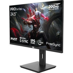 Resim Dragos Proseries P245FHD200 1ms Fhd 200Hz 24.5 Inç Freesync G-Sync IPS Pivot Oyuncu Monitörü 