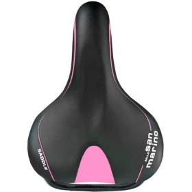Resim Bardakcı Bike City Bike Bisiklet Selesi Pembe - Siyah 20X26 cm San Marino 
