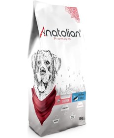 Resim Anatolian Premium Somonlu Yetişkin Köpek Maması 18 KG 