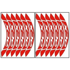 Resim Gogo Jant Şeridi Büyük Reflektör Kırmızı Honda Pcx 