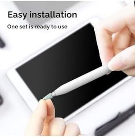 Resim m.tk moveteck Apple Pencil 1/2 Nesil, USB-C, Pro ile Uyumlu Kalem Ucu Koruyucu Silikon Kılıf, 12 Adet, Çok Renkli 
