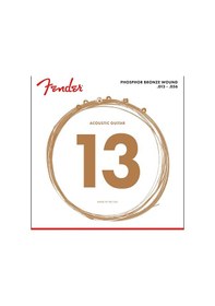 Resim Fender 0730060408 Phosphor Bronze Akustik Gitar Teli 13-56 60 