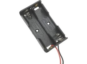 Resim Komponentci 2'li Aa Pil Yatağı Pil Yuvası Pil Kutusu 