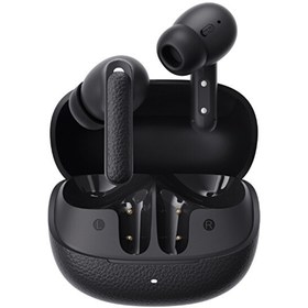 Resim Qcy Buds ANC HT15 45 dB ANC 6 Mikrofon ENC Çift Cihaz Desteği IPX4 Gürültü Engelleme Bluetooth Kulaklık Siyah 