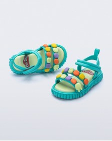 Resim Mini Melissa Create Kız Çocuk Renkli Sandalet Turkuaz 
