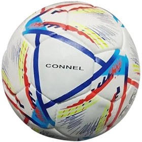 Resim Delta Connel Futbol Topu 5 Numara Beyaz - Mavi - Kırmızı 