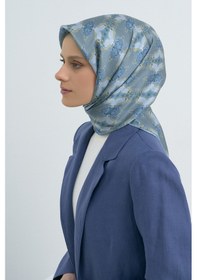 Resim Armine Saf İpek Sura Eşarp-2026 İlkbahar-yaz- 952200d Mavi 