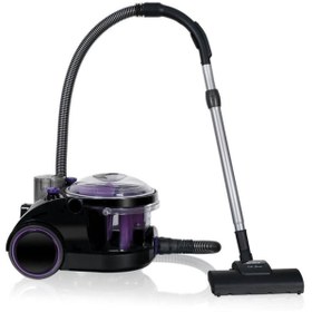 Resim Arnica BORA Elektrikli Süpürge - Su Filtreli Islak-Kuru Süpürge - Toz Torbasız, Mor 
