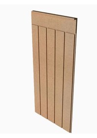 Resim Mdf Cnc Işlemeli Dekoratif Boyanabilir Duvar Paneli 102x45cm 6mm 102x45cm 