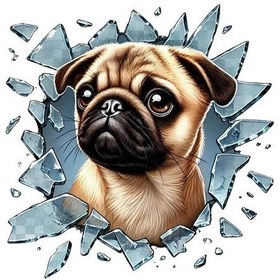 Resim Fulcar French Bulldog Araç Stickerı - 9044518957297do 