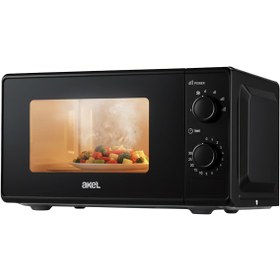 Resim Akel AMD160 20lt 700W Inverter Siyah Mikrodalga Fırın, 4 Kademeli Isı, Buz Çözdürme, 0-30 Dk Zaman Ayarlı 