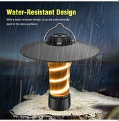 Resim Xindoker Usb Şarjlı Çok Fonksiyonlu Kamp Lambası, 3 Işık Modu Beyaz/sıcak/kırmızı , Manyetik Tabanlı, Taşınabilir Kamp Ve Çadır Aydınlatması Çok Renkli 