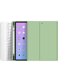 Resim Apple Uyumlu iPad 10. Nesil 10.9 İnç 2022 Bluetooth Klavyeli Kılıf Kalem Bölmeli Türkçe Klavye Kılıf 