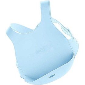 Resim Oioi Mama Önlüğü Mavi 6 Ay+ 