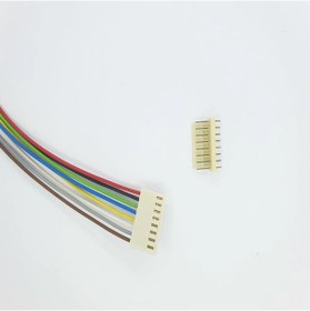 Resim 2,54mm 8 Pin 2510 Kablolu Dişi Konnektör + 180D Erkek PCB Tipi 30cm - 0,25mm 
