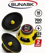 Resim ADS Bm Audio Sn-65 700 Watt 125 Rms 16 Cm Midrange Hoparlör 2 Adet Amfi Uyumludur Yerli Üretim 