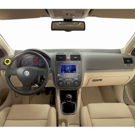 Resim VW Golf 5 04-08 Sol Havalandırma Izgara Yön Tuşu 1K0819703B 1 Ad 