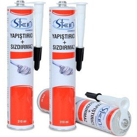 Resim Stein Pu 50 Adhesive - Poliüretan Mastik 1 Adet 310 Ml Siyah 
