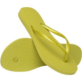 Resim Havaianas Açık Sarı Kadın Plaj Terliği Slım-14180 