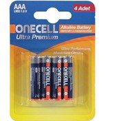 Resim Onecell LR03 Ultra Premium 1.5V AAA Alkalin Pil 4'lü 