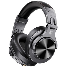 Resim Siyah Oneodio A70 Kablosuz Kulaklıklar Spor Bluetooth 5.2 Kulaklık Kulak Üstü Kulaklık Mikrofonlu Telefon Hi-res Audio 