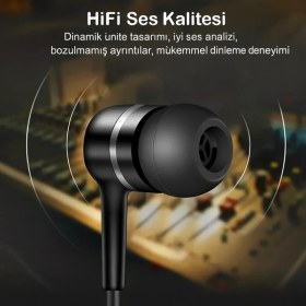 Resim Oppo - Mikrofonlu 3.5mm Jak Girişli Kablolu Kulaklık 