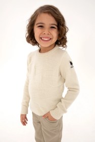 Resim U.S. Polo Assn. Erkek Çocuk Taş Bisiklet Yaka Kazak 50315625-VR049 