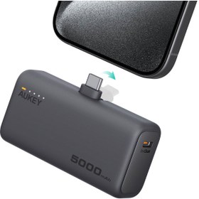 Resim Aukey PB-Y59-GY 20W 5000 mAh PD Cep Powerbank 
