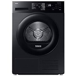 Resim Samsung DV90DG52A0ABAH 9 KG Siyah Çamaşır Kurutma Makinesi 