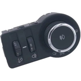 Resim Chevrolet Cruze J300 09-14 Ön Sisli Far Anahtarı Krom 12 Pin 