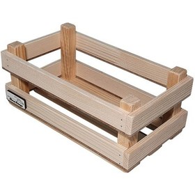 Resim Doğal Ahşap Kasa Mini Çok Amaçlı Ağaç Kasa Ekmeklik Meyvelik Süs 