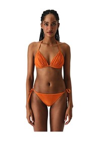 Resim Penti Turuncu Dorothy Üçgen Cup Bikini Üstü 