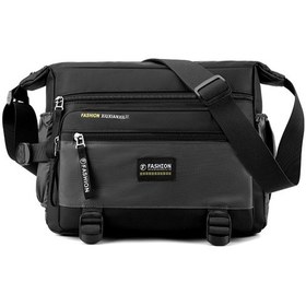 Resim Jeemson Güçlü Nilon Kumaş - Bölmeli Organize Tasarım, İpad Sığdırır, İş Ve Boş Zaman İçin Çok Fonksiyonlu Gri Çanta 