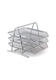 Resim Mas Evrak Rafı Metal 3'lü Silver 0523 