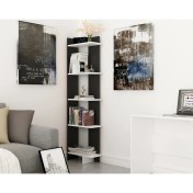Resim Decorotika Als Kitaplık Siyah-Beyaz 
