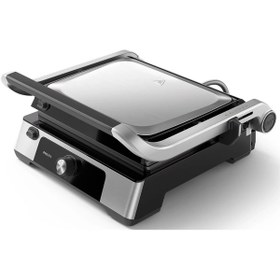 Resim Philips 5000 Serisi, 2200W, Izgara ve Tost Makinesi, Izgara için Tam Açılır, HD6301/90 