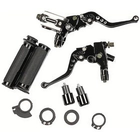 Resim Ronglight Siyah Kit Evrensel Ayarlanabilir Hidrolik Debriyaj Seti Motor Bisiklet Atv 