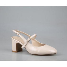 Resim Miss Park Moda K50 Ten Rugan Kadın Topuklu Ayakkabı Ten Rugan 