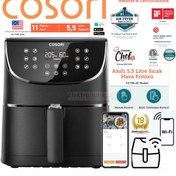 Resim COSORI Akıllı Wifi Uygulama Kontrollü Sıcak Hava Fritözü 5.5 Litre Xxl 1700 W 11 Program 