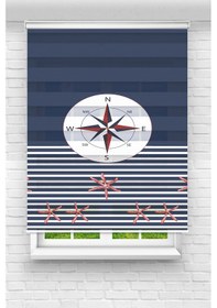 Resim Perdecizade Enxboy Pusula Dijital Baskılı Zebra Perde-cocuk Odası-stor Perde Tycbeab6fd5833884a4e3e900 Renkli 