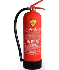 Resim Ayg Kuru Kimyevi Tozlu Yangın Söndürme Tüpü 6 KG 