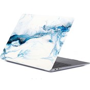 Resim Apple 16" MacBook Pro A2141 Mavi Mermer Kılıf Koruyucu Kapak CMPT-161BM Codegen