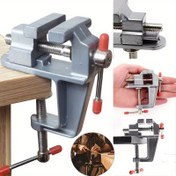 Resim Mini Alüminyum Tezgah Mengenesi, 30mm Sıkma Mesafesi, Ahşap İşleri, El Sanatları ve Projeler için Taşınabilir Kuyumcu Kelepçesi, Endüstriyel Alet, Elde Tutulan İş Kelepçesi, Metal Kelepçe 