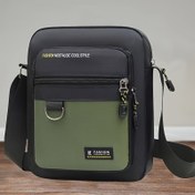 Resim Şık Gençlerin Oxford Çapraz Çanta - Hafif, Ayarlanabilir Askı, Fermuar Kapatma, Siyah Altın Tonlu Donanım, Günlük Seyahat ve Rahat Geziler için Mükemmel, Rahat Aksesuar | Şık Siyah Çanta | Oxford Kumaş Çanta, Küçük Çapraz Çanta, Gençler için 