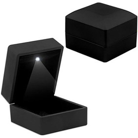 Resim Kenpazar Işıklı Siyah Renk Yüzük Kutusu Çok Renkli 