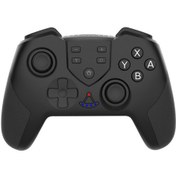 Resim Springsun Kablosuz Bt Gamepad Çift Motorlu Titreşim Fonksiyonlu Jiroskop Fonksiyonlu Switch/switch Lite Host Siyah İle Uyumlu 