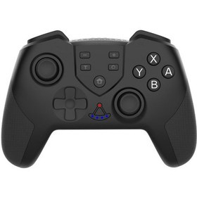 Resim Springsun Kablosuz Bt Gamepad Çift Motorlu Titreşim Fonksiyonlu Jiroskop Fonksiyonlu Switch/switch Lite Host Siyah İle Uyumlu 